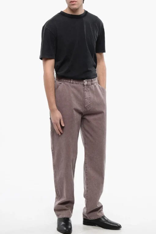 Outlet Jeans Regular Fit Con Logo Ricamato Uomo Jeans