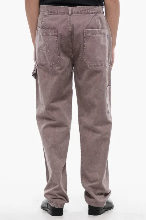Outlet Jeans Regular Fit Con Logo Ricamato Uomo Jeans