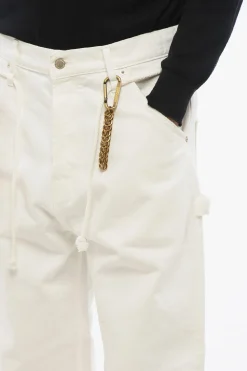 Fashion Jeans Regular Fit DAVID con Coulisse e Catena 28cm Uomo Jeans
