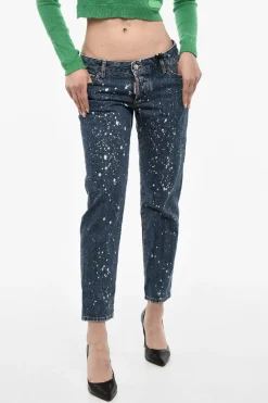 Hot Jeans Regular Fit Effetto Vintage Donna Jeans