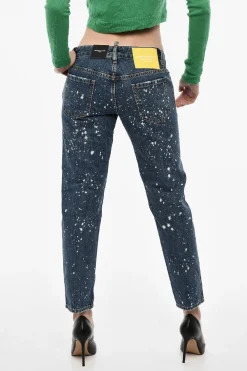 Hot Jeans Regular Fit Effetto Vintage Donna Jeans