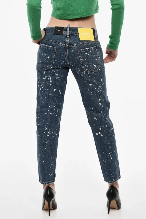 Hot Jeans Regular Fit Effetto Vintage Donna Jeans