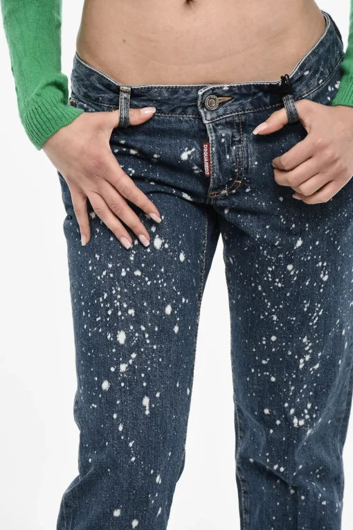 Hot Jeans Regular Fit Effetto Vintage Donna Jeans