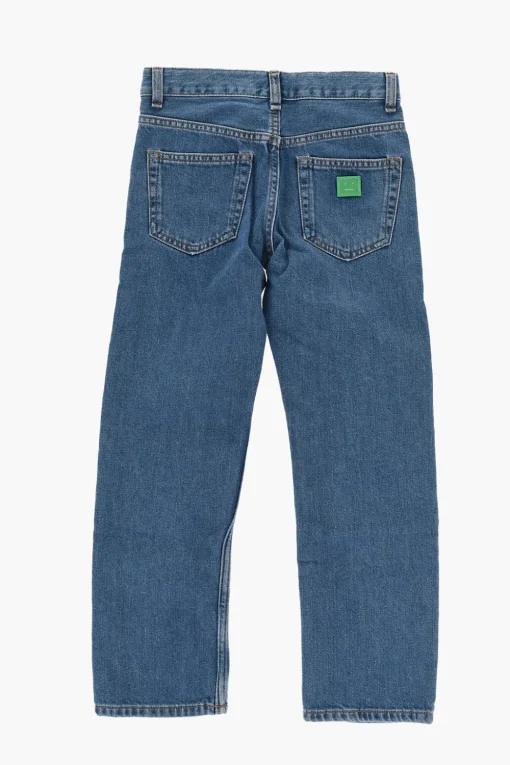 Jeans Regular Fit FACE Con Cuciture a Vista>Acne Studios Kids Outlet