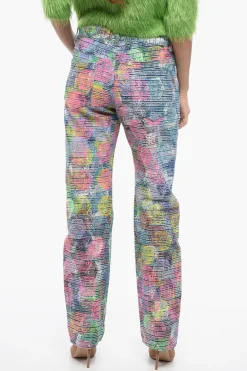 Jeans Regular Fit in Cotone Spalmato con Zip 17cm>Givenchy Discount