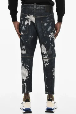 Discount Jeans Regular Fit in Strass a Vita Bassa Uomo Jeans