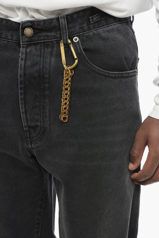 Online Jeans Regular Fit MARK Stone Washed con Catena 23cm Uomo Jeans