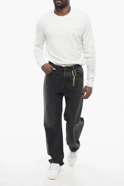 Online Jeans Regular Fit MARK Stone Washed con Catena 23cm Uomo Jeans