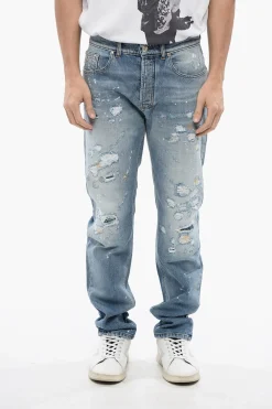 Best Jeans Regular Fit SID Effetto Distressed 18 cm Uomo Jeans
