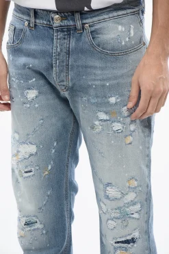 Best Jeans Regular Fit SID Effetto Distressed 18 cm Uomo Jeans