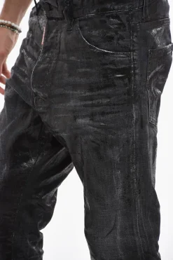 Discount Jeans Relax a Cavallo Basso con Dettaglio Distressed Uomo Jeans