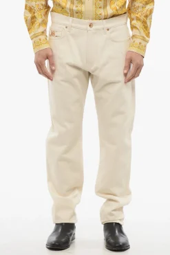 Clearance Jeans Relaxed Fit con Dettaglio Logo MEDUSA 20,5cm Uomo Jeans