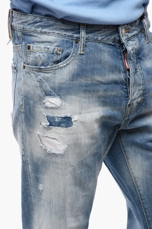 Jeans ROADIE Distressed con Lavaggio Chiaro>Dsquared2 Clearance