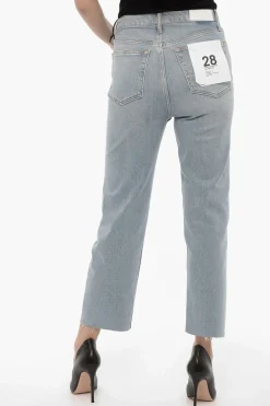 Jeans 70s STOVE PIPE in Denim Stretch a Gamba Dritta 18cm>Re/Done Fashion