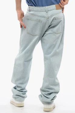 Jeans SAINT HONORE a Gamba Dritta con Stampa sul Fronte 22cm>1989 Studio Fashion