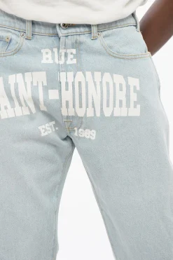 Jeans SAINT HONORE a Gamba Dritta con Stampa sul Fronte 22cm></noscript>1989 Studio Fashion