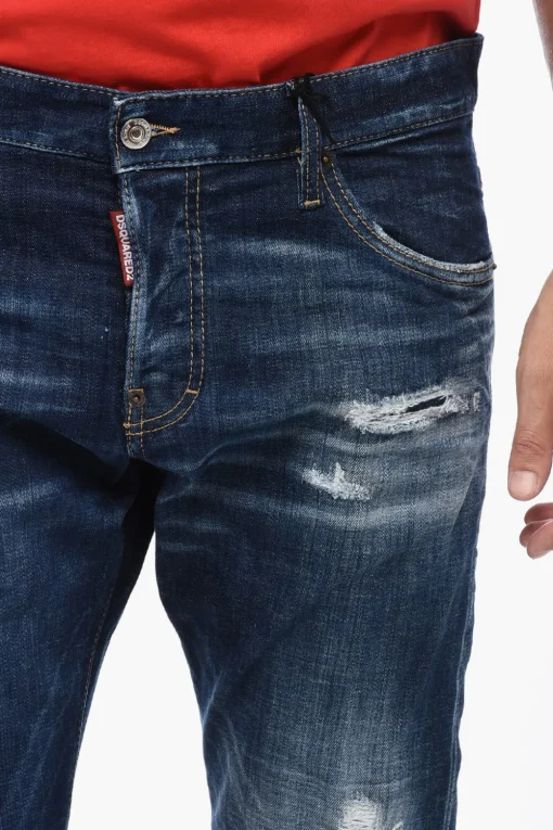 Jeans SEXY TWIST Distressed Effetto Vintage 16cm>Dsquared2 Best