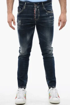 Jeans SKATER Distressed con Lavaggio Scuro>Dsquared2 Online