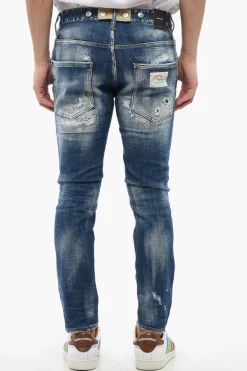 Outlet Jeans Skater Fit Effetto Distressed 16 cm Uomo Jeans