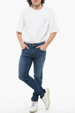 Jeans SKEITH Slim Fit con Bottone Logato 17cm></noscript>Department 5 Discount