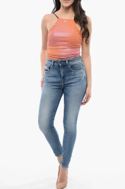 New Jeans Skinny Fit 1984 SLANDY a Vita Alta 10cm L32 Donna Jeans