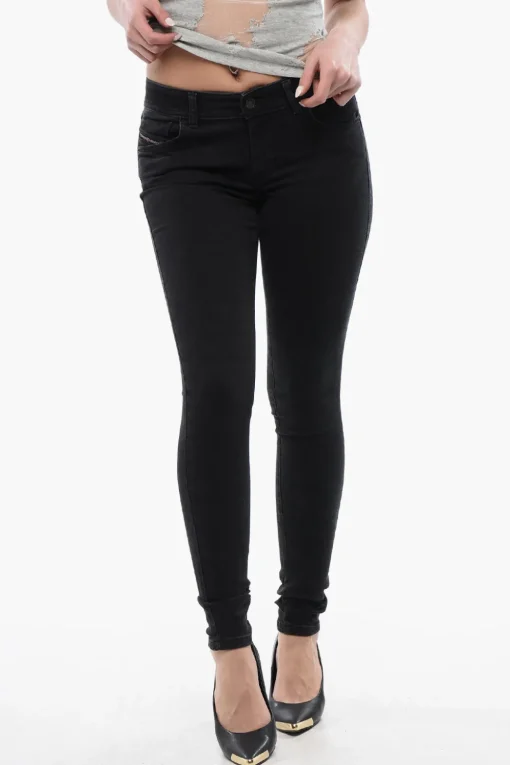 Jeans Skinny Fit 2018 SLANDY a Vita Bassa 12cm L32>Diesel Hot