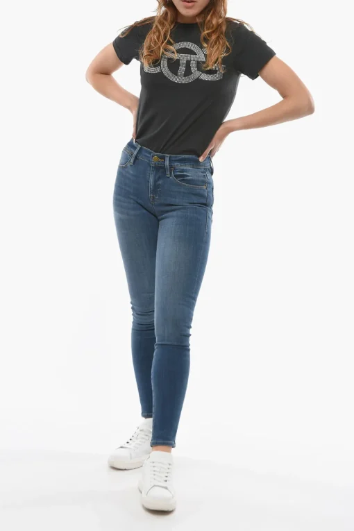Hot Jeans Skinny Fit a Vita Alta 12cm Donna Jeans