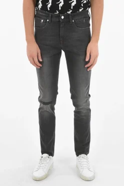 Fashion Jeans Skinny Fit Sfumato 16cm Uomo Jeans