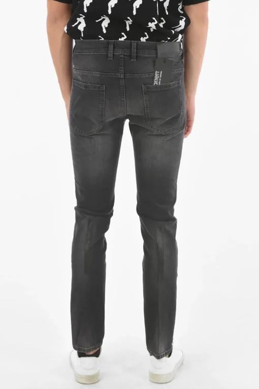 Fashion Jeans Skinny Fit Sfumato 16cm Uomo Jeans