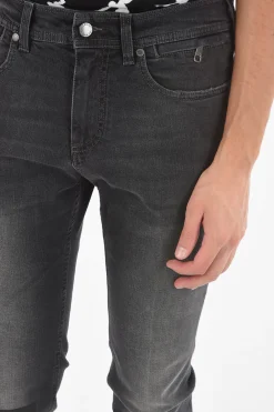 Fashion Jeans Skinny Fit Sfumato 16cm Uomo Jeans