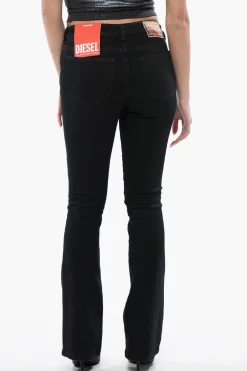 Jeans Slim Fit 1969 D-EBBEY Effetto Boot Cut a Vita Bassa 22cm L32>Diesel Best