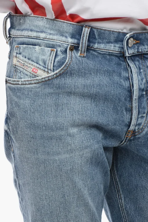 Outlet Jeans Slim Fit 1995 D-SARK Distressed a Vita Media 18cm L34 Uomo Jeans