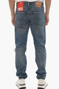 Jeans Slim Fit 1995 D-SARK Distressed a Vita Media 18cm>Diesel Clearance