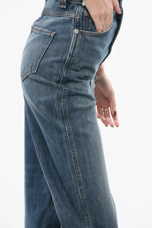 Jeans Slim Fit ALBI con Passanti 19cm>Khaite New