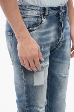 Discount Jeans Slim Fit AP Effetto Distressed 16 cm Uomo Jeans