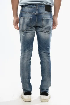 Discount Jeans Slim Fit AP Effetto Distressed 16 cm Uomo Jeans