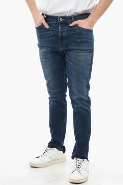 Jeans Slim Fit DRAKE Con bottone Logato 15cm>Department 5 Clearance
