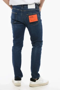 Jeans Slim Fit DRAKE Con bottone Logato 15cm>Department 5 Clearance