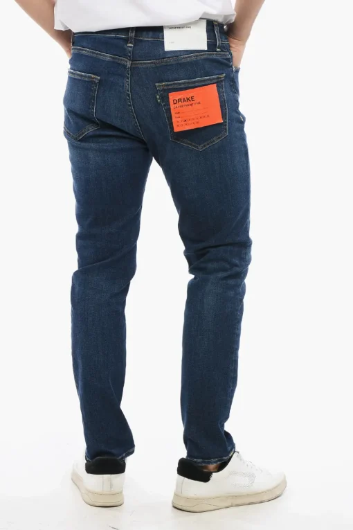 Jeans Slim Fit DRAKE Con bottone Logato 15cm>Department 5 Clearance