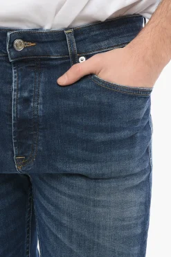 Jeans Slim Fit DRAKE Con bottone Logato 15cm></noscript>Department 5 Clearance