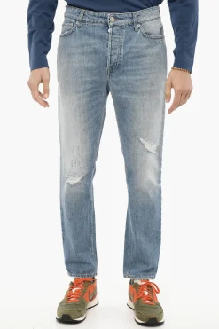Sale Jeans Slim Fit DRAKE Effetto Vintage 18cm Uomo Jeans