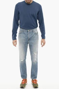 Sale Jeans Slim Fit DRAKE Effetto Vintage 18cm Uomo Jeans