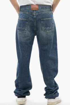 Jeans Slim Fit in Cotone Lavaggio Medio 23cm>Alexander McQueen Hot