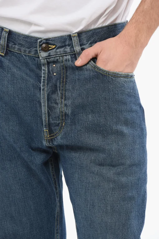 Jeans Slim Fit in Cotone Lavaggio Medio 23cm>Alexander McQueen Hot