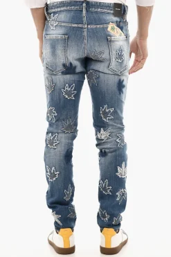 Jeans Slim Fit MARIJA Con Dettagli Toppe 16 cm>Dsquared2 Clearance