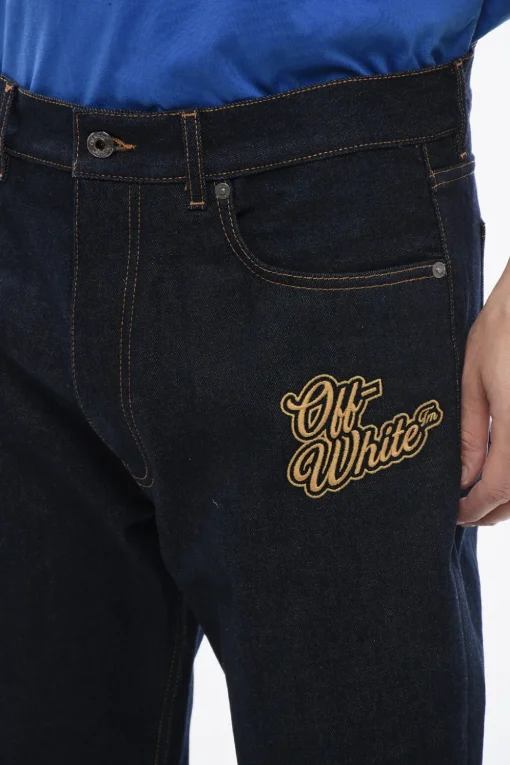 Jeans 90SLOGO Flare-Fit Ricamati>Off-White Online