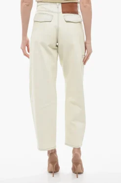 Online Jeans Straight Fit Bleach Wash Donna Jeans