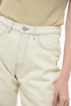 Online Jeans Straight Fit Bleach Wash Donna Jeans