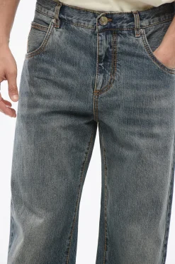 Jeans Straight Fit in Denim Lavaggio Vintage 24cm></noscript>Etro Sale