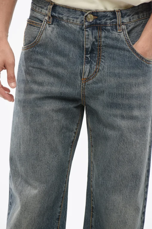 Jeans Straight Fit in Denim Lavaggio Vintage 24cm>Etro Sale